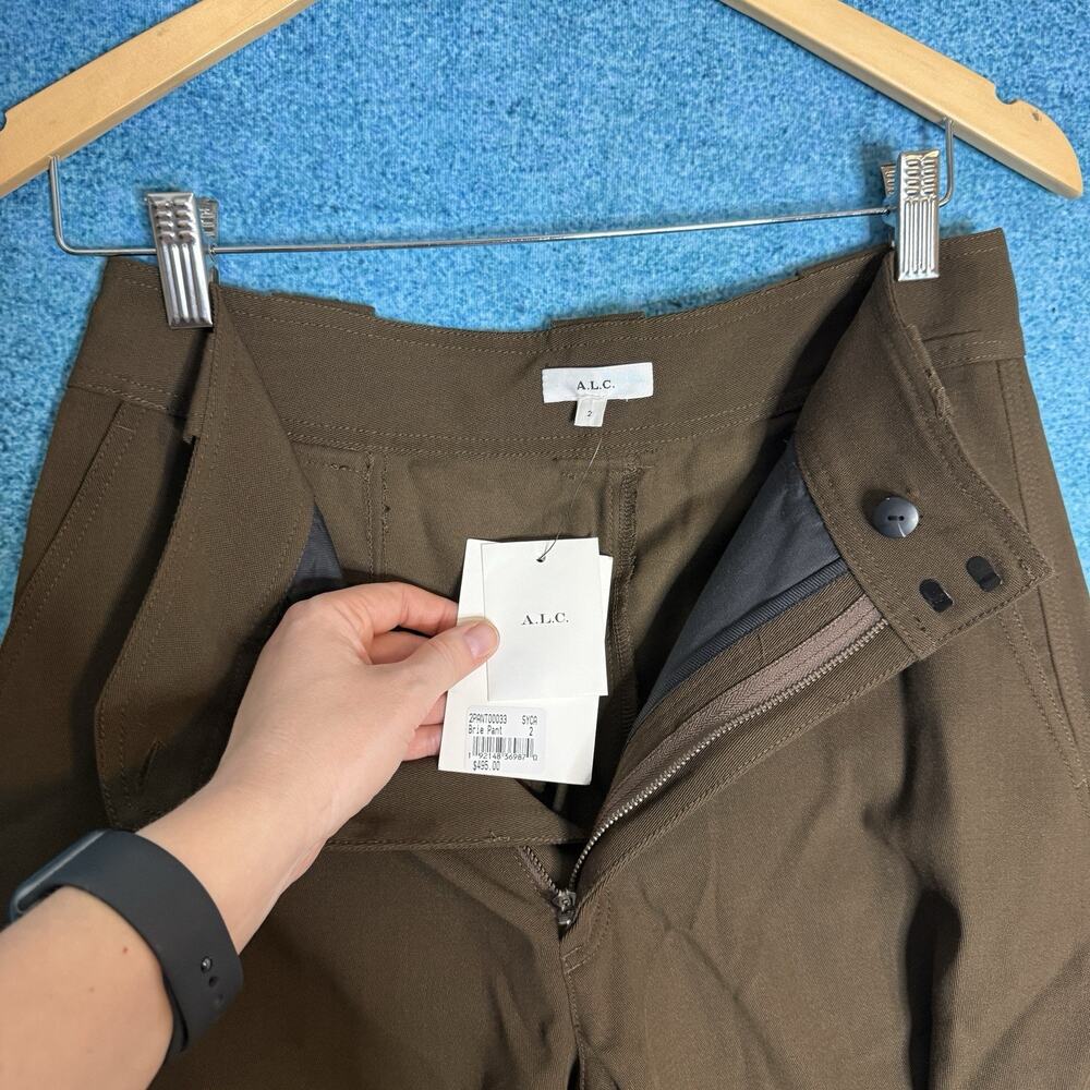 A.L.C. Brie Pants – Women’s Size 2 | Cargo Wide Leg Balloon Fit | Brown | NWT - Picture 14 of 16